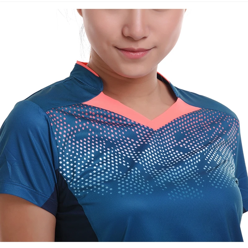 Наборы для бадминтона с бесплатной печатью Мужская/женская одежда спортивные