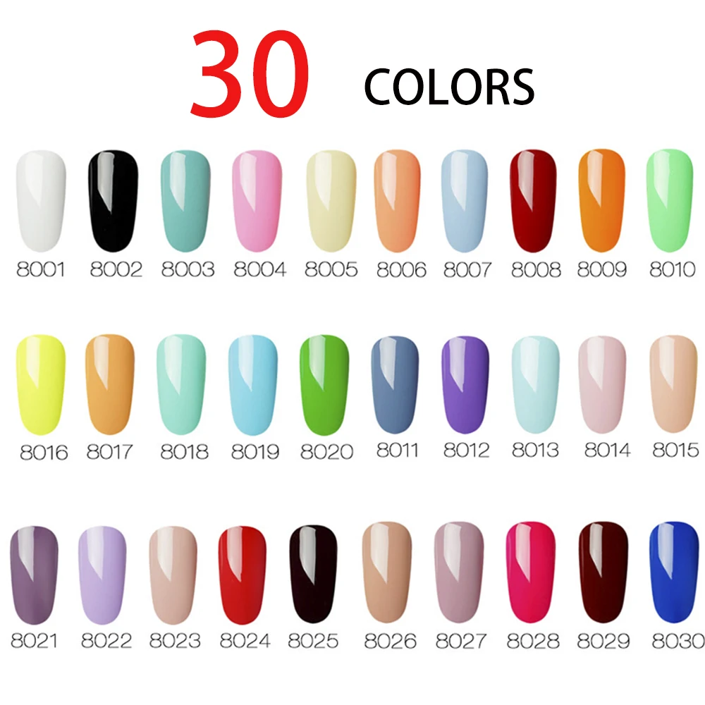 LKE 3 Step Nail Gel Art Semi Permanent UV Hybrid Nail Gel Polish Nail Varnish Brush Pen Soak Off 10 seconds fast drying