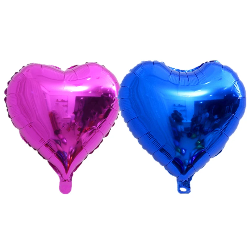 5p rose red 5p blue 10 шт. 10 дюймов сердце любовь воздушные шары надувные фольгированные шары Свадьба День святого Валентина украшения гелиевый воздушный шар Globos день рождения - Цвет: 5p rose red 5p blue