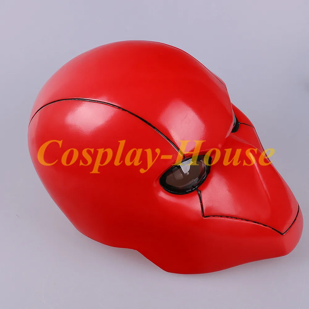 Шлем Бэтмена для косплея ПВХ дышащий шлем с красной блендой взрослых реквизит