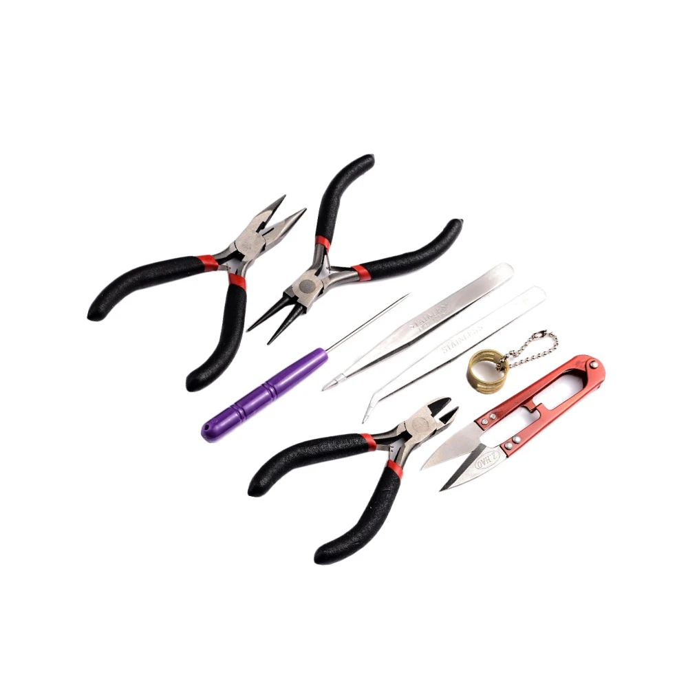 8 шт инструментов для создания украшений с слой и ножницы инструмент работы