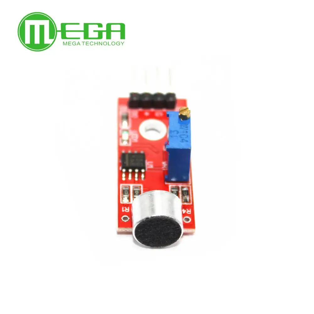 100 шт. KY-037 Высокочувствительный звуковой модуль датчика микрофона для Arduino AVR PIC |