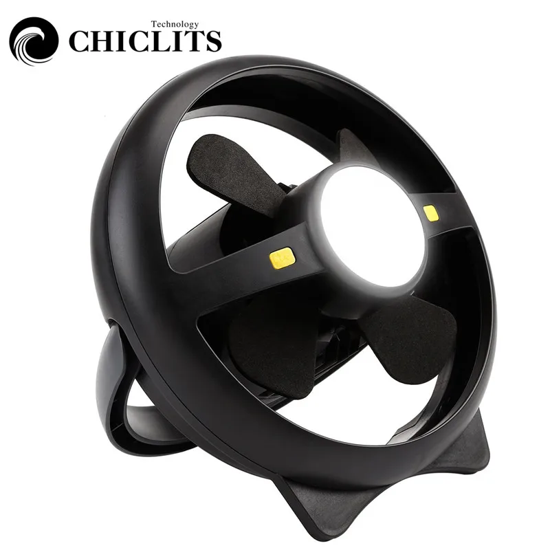 CHICLITS вентилятор светильник USB Зарядное устройство Портативный светодиодный крюк