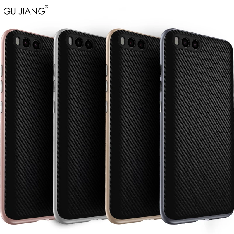 Роскошный классический двухслойный чехол бренда GU JIANG 2 в 1 для Xiaomi Mi 6 силиконовый