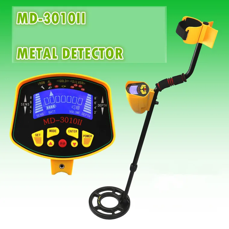 MD3010 Профессиональный Подземный металлоискатель MD3010II Охотник за сокровищами золотоискатель MD-3010II ЖК-дисплей Высокочувствительный инструмент для поиска - Color: MD3010