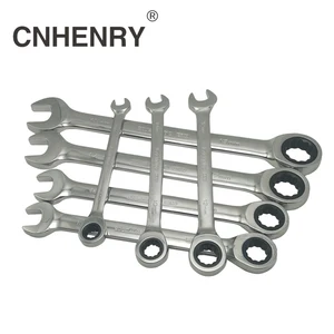 Комбинированные Гаечные ключи с трещоткой 8-32 мм, цельные ключи, зубчатые кольца двусторонний гаечный ключ, ручной ремонт автомобилей инструмент диагностики