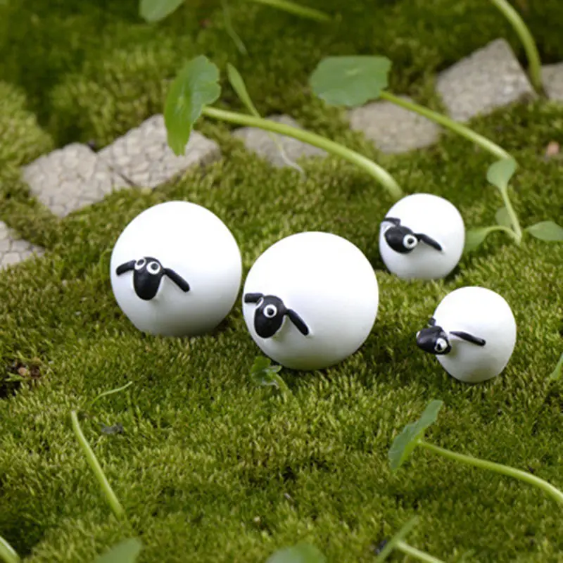 4 шт./лот микро мир бонсай сад небольшой орнамент ландшафтное украшение Шон милые