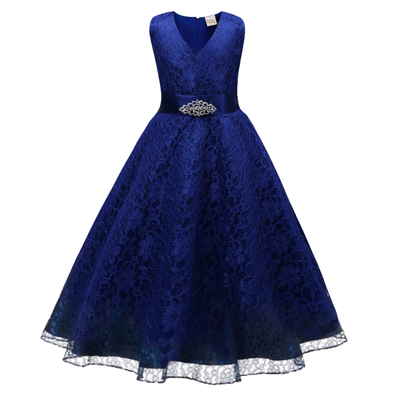 Летнее вечернее платье для девочек новое дизайнерское детское подростков на