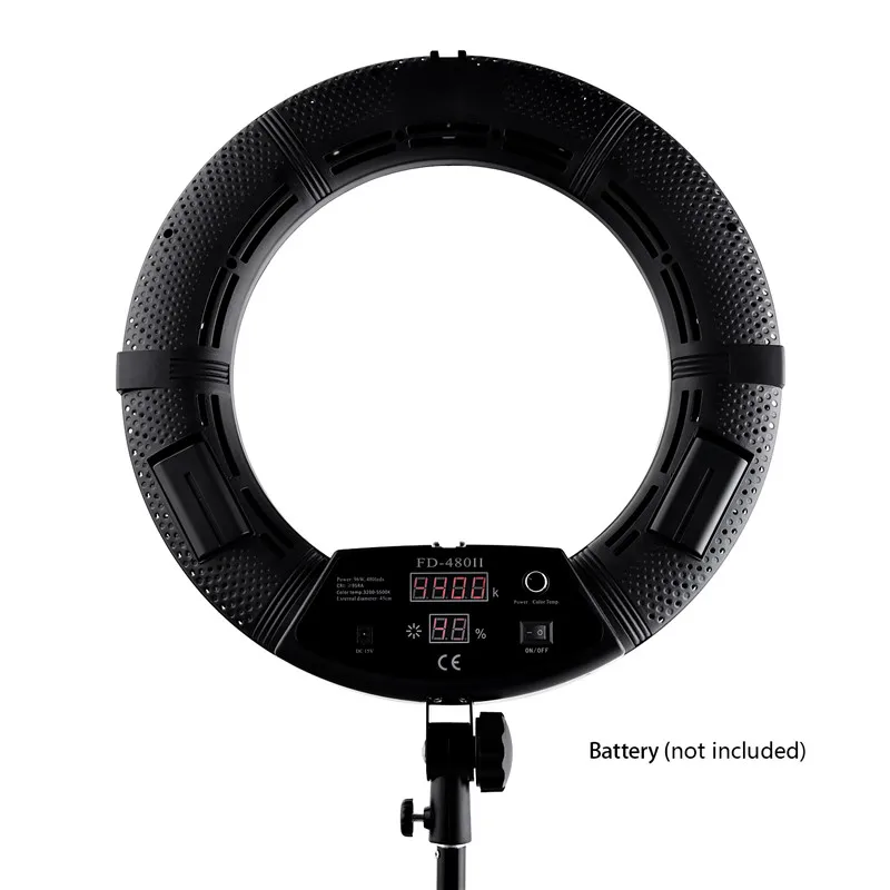 Yidoblo FD 480II Bi color Photo Studio Ring светильник LED Video Single Lamp no tripod ing 96W 5500K 480