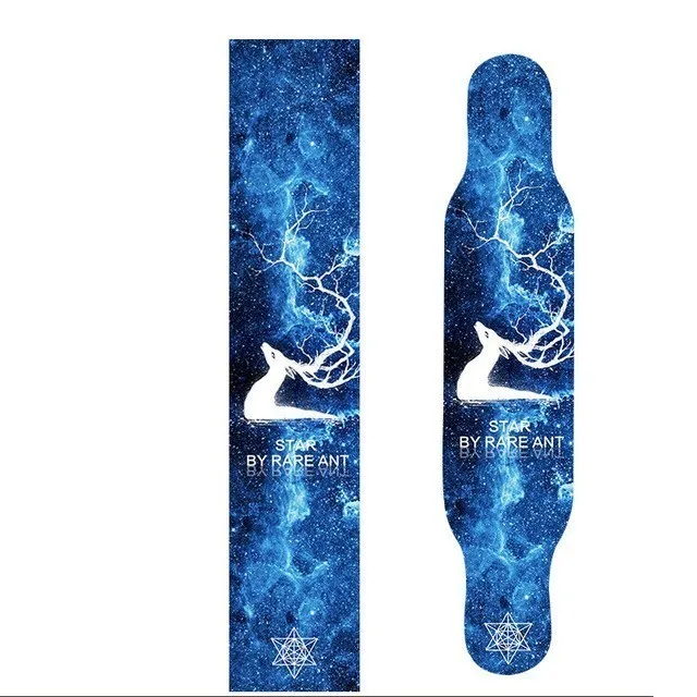 Дизайн 1 шт. 26*122 см разрушительный узор медведь скейт Griptape жесткий скейтборд наждачная бумага для уличного скейтборда палуба