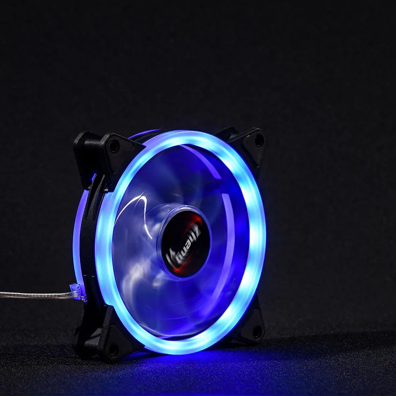 ПК Вентилятор Кулер 120 мм вентилятор Ультра тихий двойной круг светодиодный