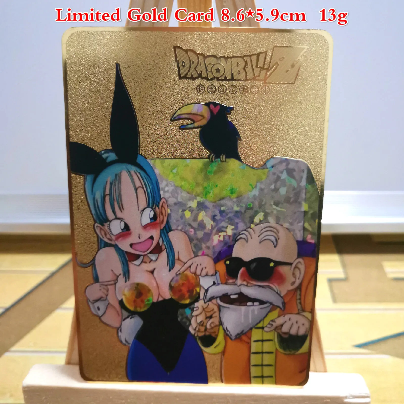 Dragon Ball золотая металлическая карточка супер игра Коллекция аниме-открытки игра детская игрушка