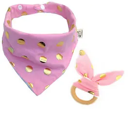 pink god dots Детская бандана BibDrool Bib, синий темно-синий в полоску Хикори, фиолетовый деним, шарф нагрудник, детский нагрудник, мальчик, девочка, супер мягкий хлопок - Цвет: pink god dots