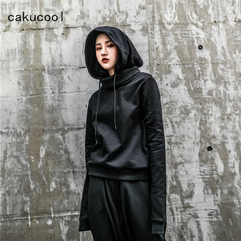Новая Женская толстовка с капюшоном Cakucool корейские Дизайнерские повседневные