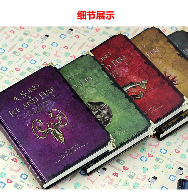 Записная книжка "Игра престолов", записная книжка "Песнь Льда и Огня", размер А5, офисные канцелярские принадлежности, Офисная записная книжка для студентов
