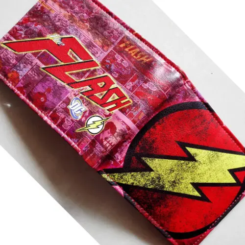 DC Marvel Comics Flash Man кошельки из искусственной кожи Кошелек креативный подарок