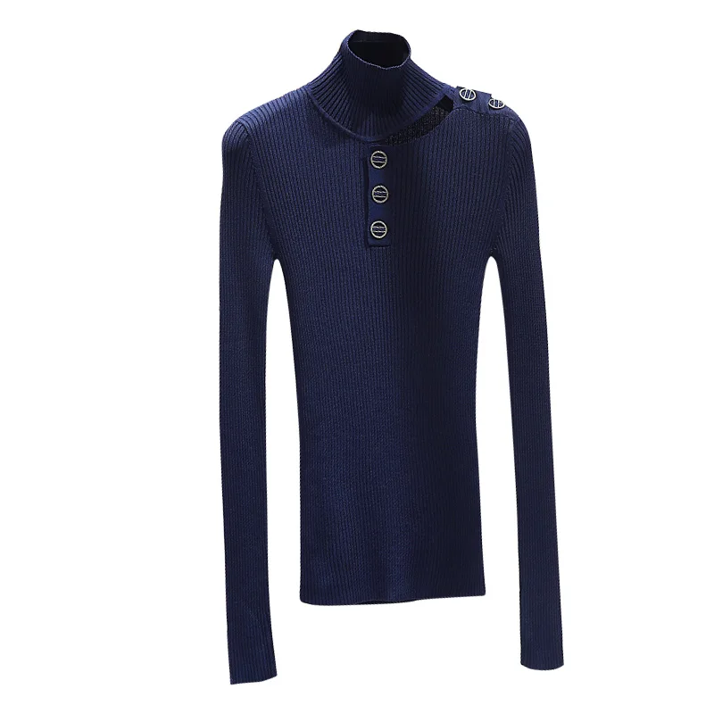 ZIPIPIYF большой elastic2019 Осень Европейская мода для женщин вязаные свитера женские