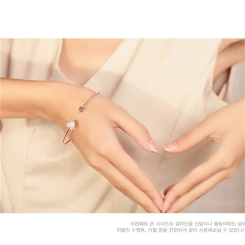 2018 горячее предложение новое модное регулируемое Хрустальное Двойное сердце с