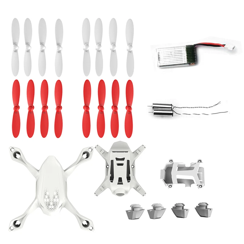 Набор аксессуаров для дрона Hubsan X4 H107D FPV: Корпус Корпуса + батареи двигатель