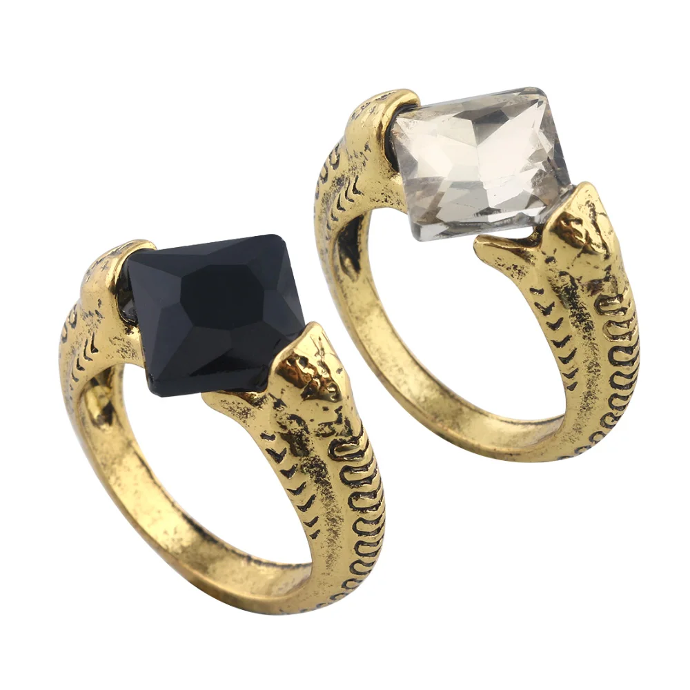 Лорд Волан де Морт Horcrux Ring Винтаж Дары смерти Дамблдора с украшением в виде