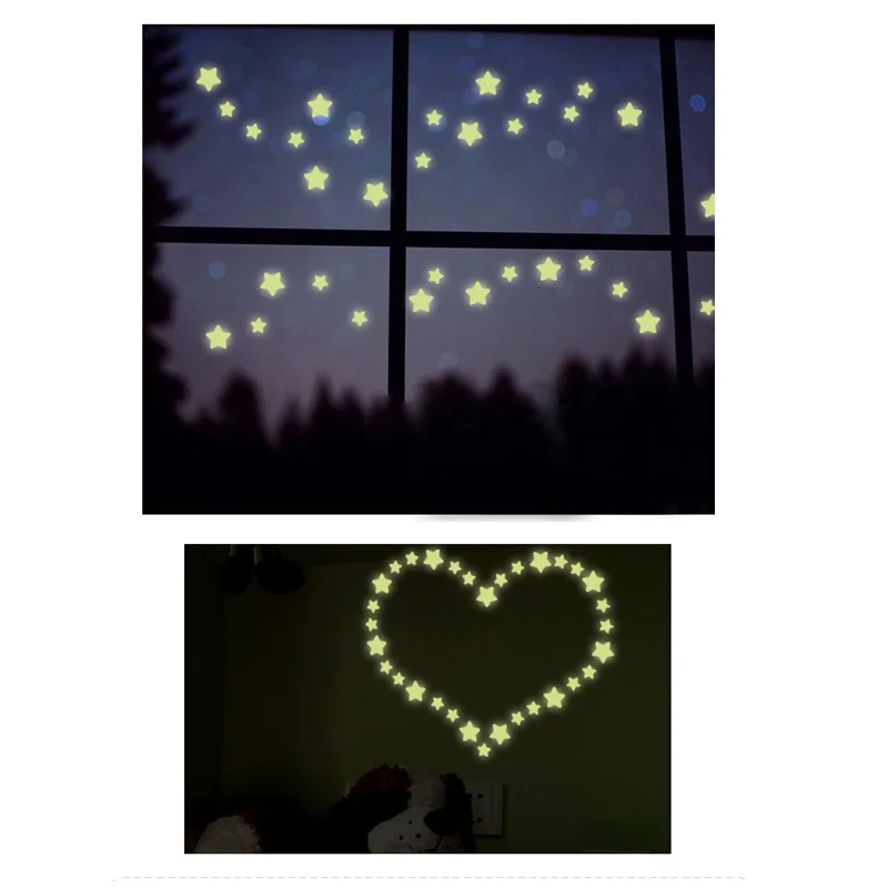 Светится в темноте наклейки StarsWall светящаяся наклейка для детей спальни