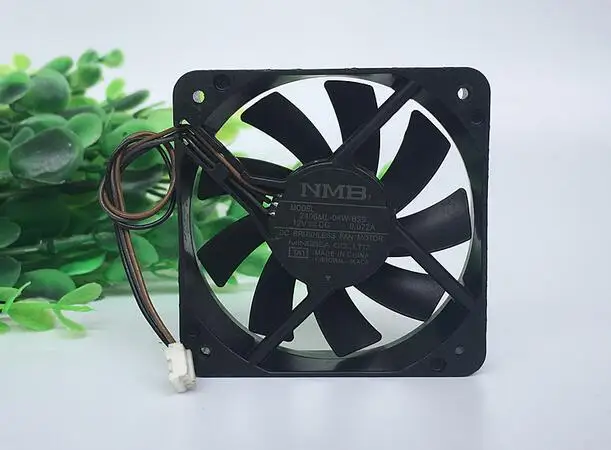 Оригинальный двухрядный бесшумный вентилятор NMB 2406ML-04W-B29 12 В 0.072A 6 см 6015 дюйма |