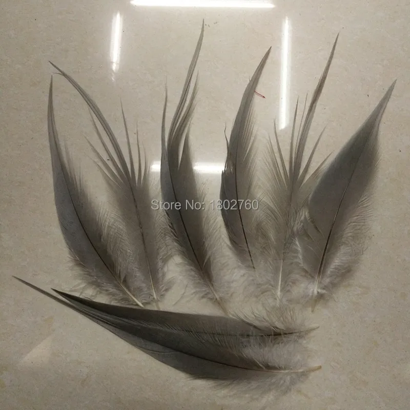 Редкие натуральные серые перья Heron длиной 8 10 дюймов/20 25 см 100 шт. красивые