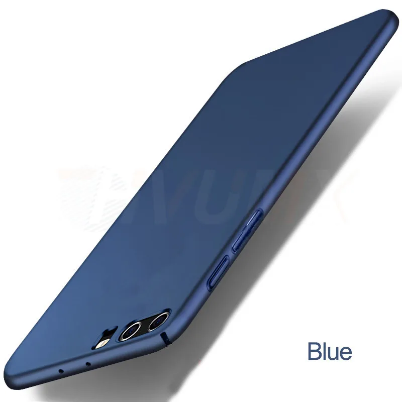 Blue Жесткий чехол для телефона из поликарбоната для huawei P10 P9 plus, Ультратонкий чехол для huawei P9 P10 Lite, задняя крышка, защита от падения, чехол - Цвет: Blue
