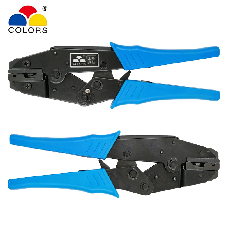 Цвета HS-12 стальной трос обжимной посвященный 6/8/10mm2 10-7AWG обжимные клещи разъемы