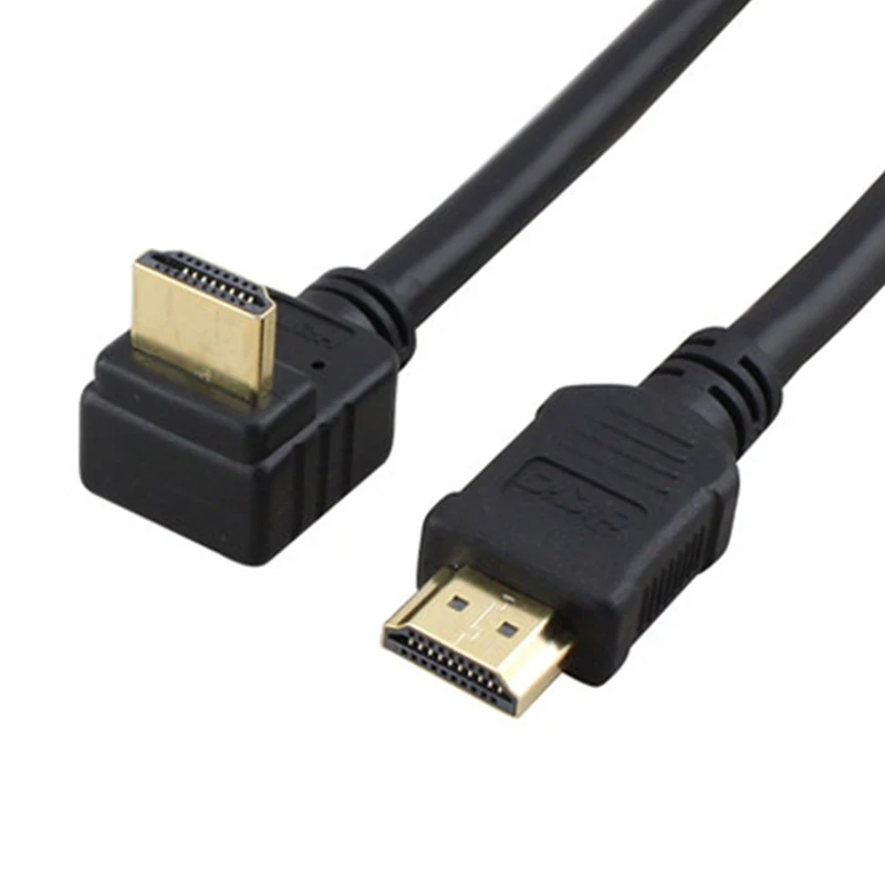 HDMI кабель 2 0 Версия 90 градусов налокотник подключен ТВ 4K HD для Apple TV PS3 PS4 проектор