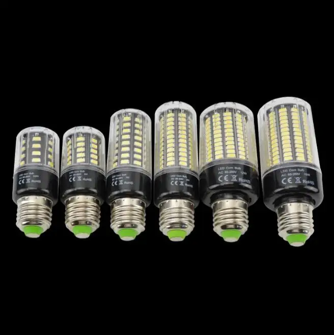 85 265 в SMD 5736 Lampada Real Watt 3 Вт 5 7 9 12 15 E27 E14 светодиодсветодиодный лампа Кукуруза