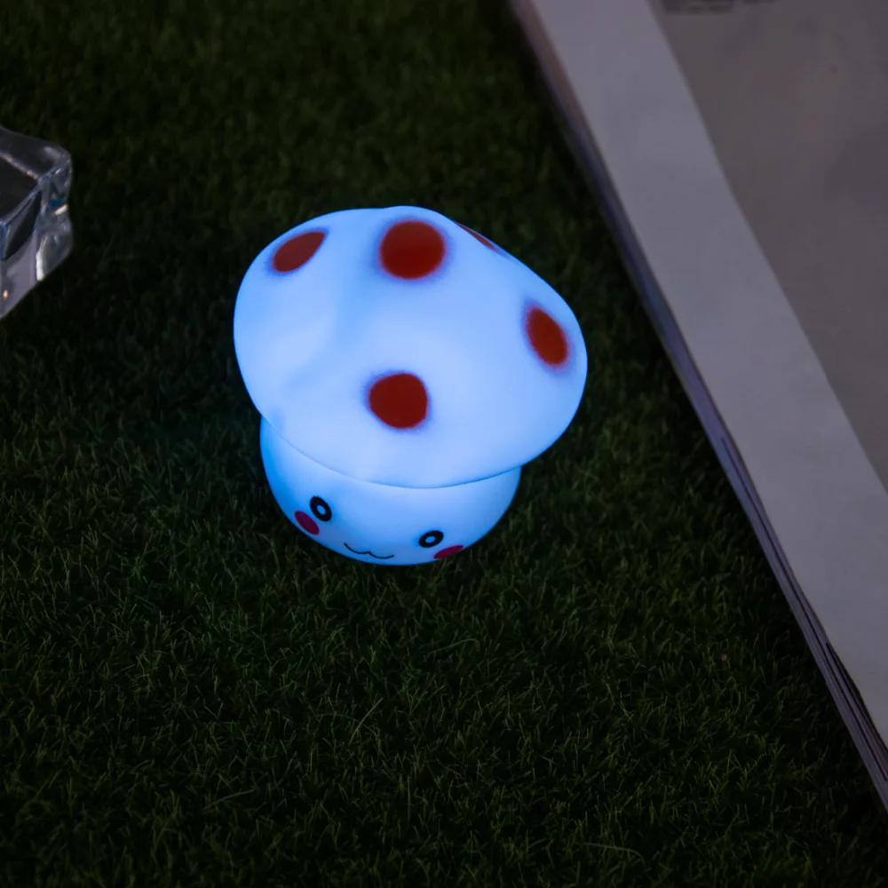 Новый 1 шт. светодиодный Ночной светильник в виде гриба Пресс отдать предпочтение