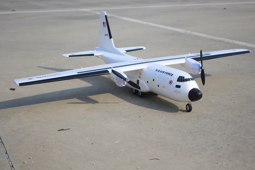 C 160 cargoтранс Твин Геркулес 1120 мм размах крыльев EPOS Warbird транспортный RC самолет