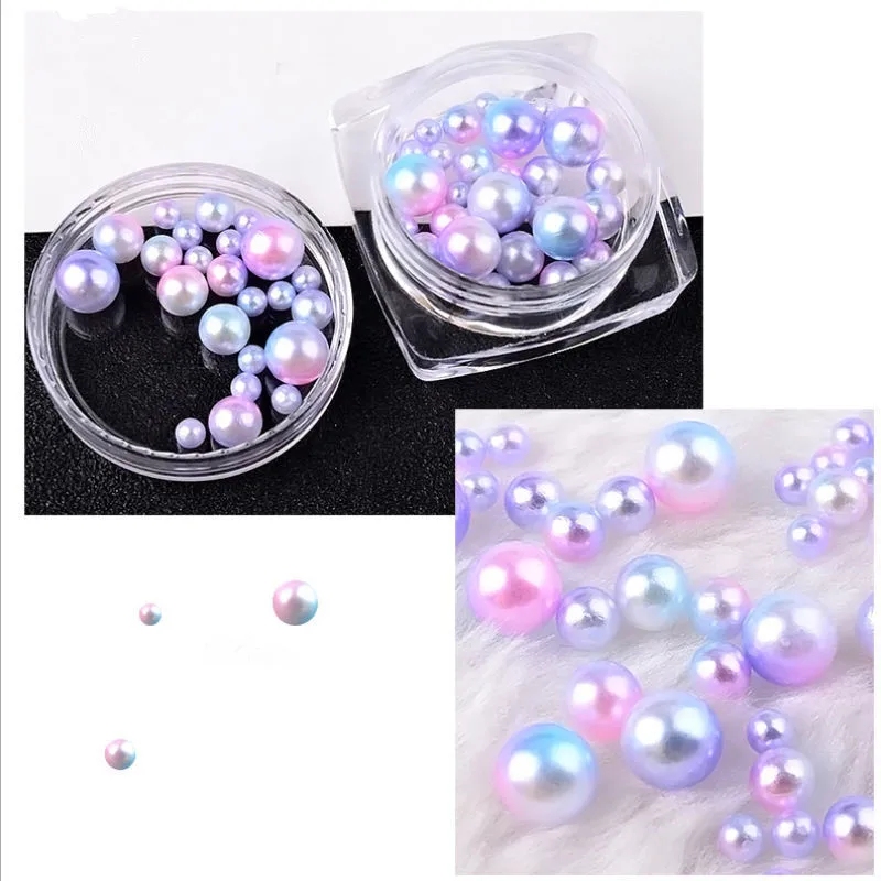 Новинка Лидер продаж украшения для дизайна ногтей с блестками жемчужные бусины