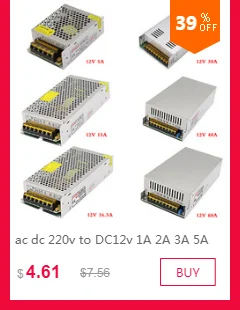 AC 110/220V к DC 12V 30A 360W источник питания светодиодный трансформатор адаптер 12v 220v конвертер для 5050 3528 3014 Светодиодный светильник