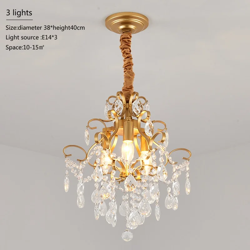 3 lights Домашнее освещение большая Хрустальная люстра прозрачная стеклянная лампа большая люстра современное освещение люстры лампа для гостиной - Цвет абажура: 3 lights