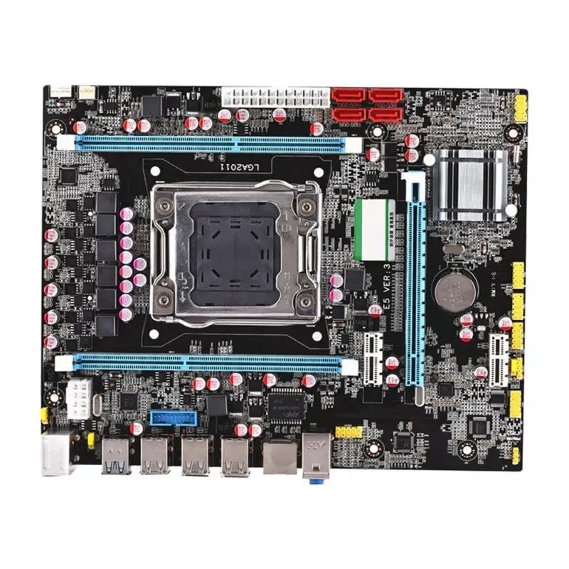 X79 Motherboard LGA 2011 support REG ECC Memory 32G Dual Channel LGA2011 Interface PCI Express x16 Main Board E5 2680 2670 CPU | Компьютеры