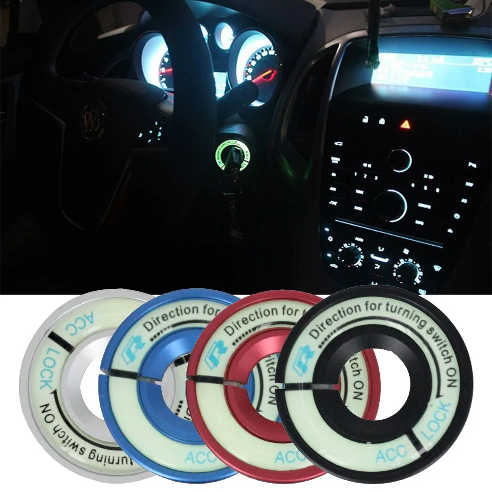 Светящийся Переключатель зажигания для автомобиля покрытие из сплава