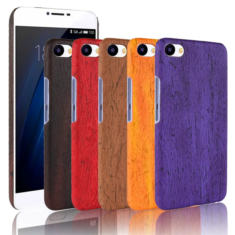 Чехол для Meizu U 20 U20 Жесткий из поликарбоната с деревянным рисунком и