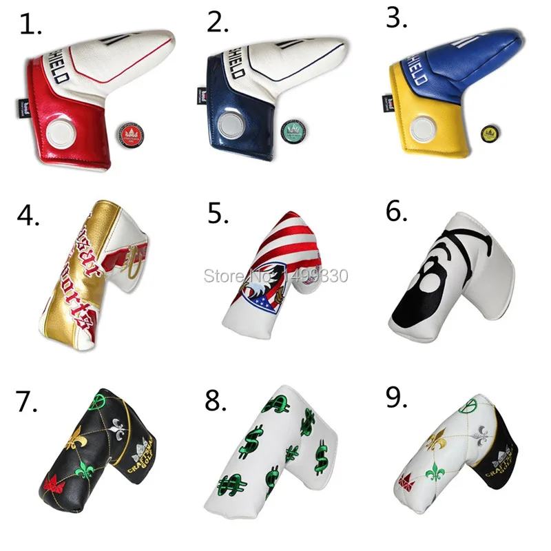 Гольф-мастер чехол для короткой клюшки синтетическая искусственная кожа головка