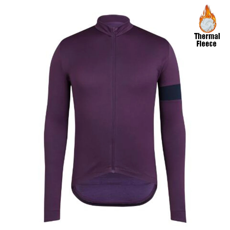 Rcc велосипедная куртка pro team Мужская Зимняя Теплая Флисовая одежда на заказ, комплект велосипедной одежды ropa ciclismo uniforme bib pant - Цвет: jacket