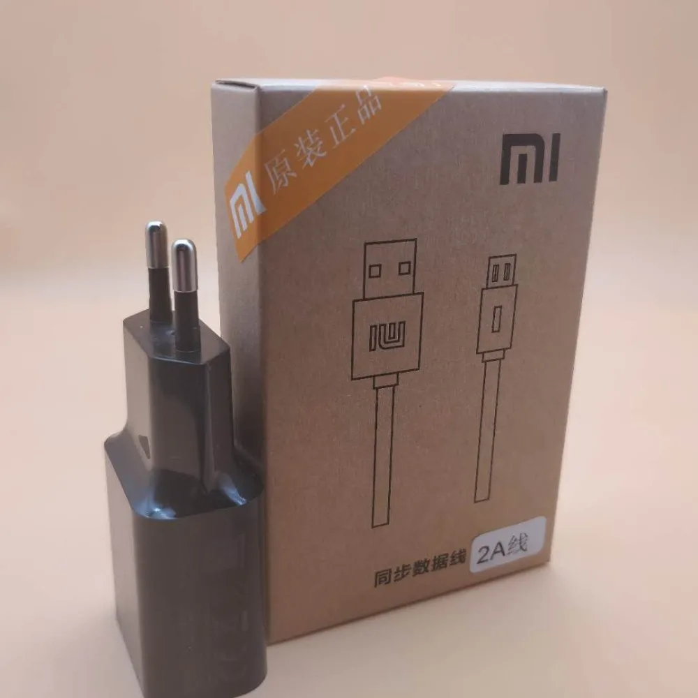 Оригинальный 5 В/2A ЕС xiaomi зарядное устройство адаптер зарядки micro usb кабель для