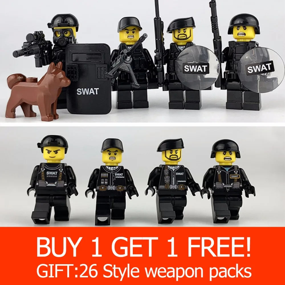 Военные Солдатики &quotSpecial Forces&quot кирпичики фигурки пистолеты Книги об оружии Legoings