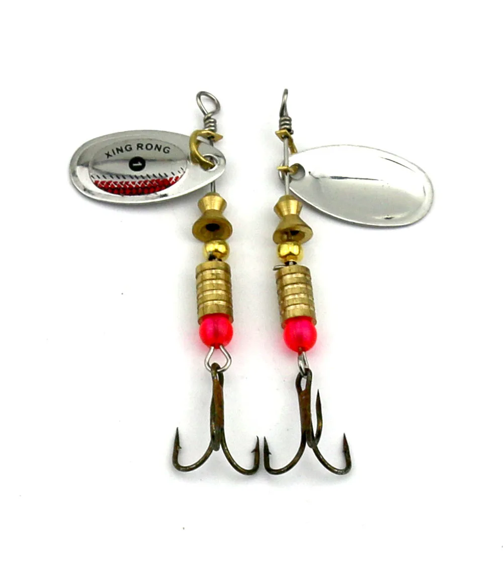 HENGJIA 1 шт. приманка ложка жесткая блесна металлический Спиннер приманки для