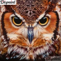 dispaint full squareround drill 5d diy diamond painting animal owl scenery embroidery cross stitch 3d home decor gift a11310