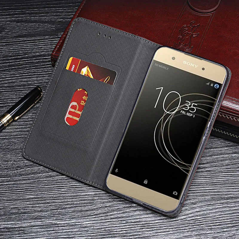 Чехол для Sony Xperia XA1 Plus роскошный винтажный откидной из искусственной кожи G3421 G3423