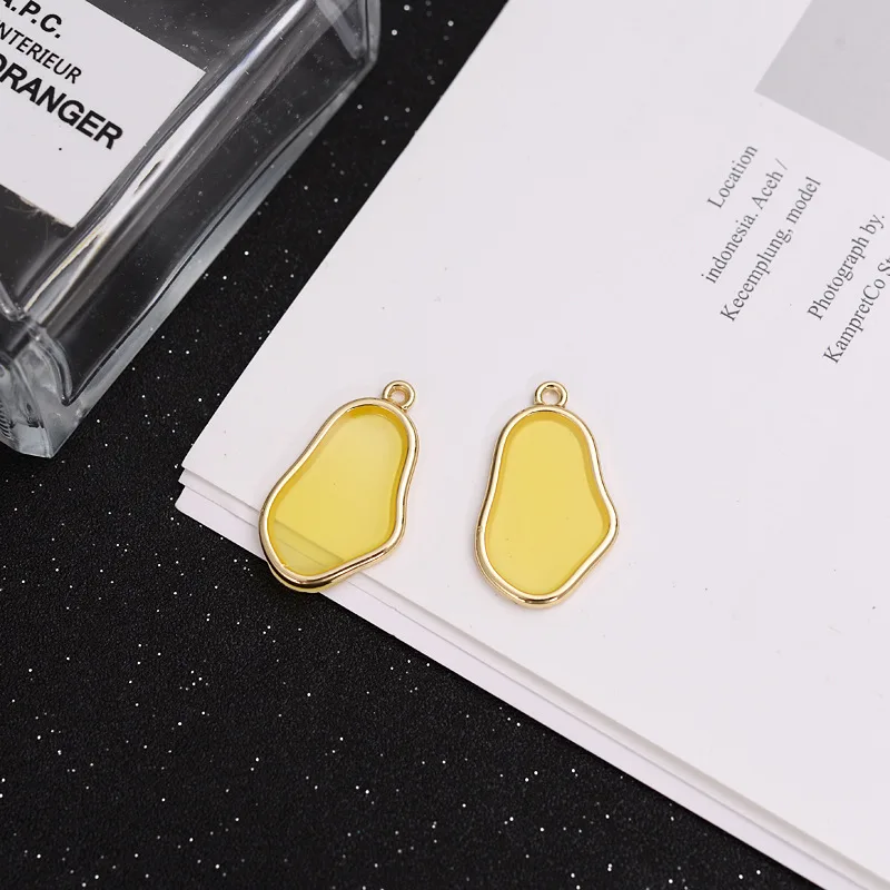 10pcs Fashion Candy-colored Acrylic Earrings Pendant Charms DIY Jewelry Findings Accessories Wholesale Supply | Украшения и