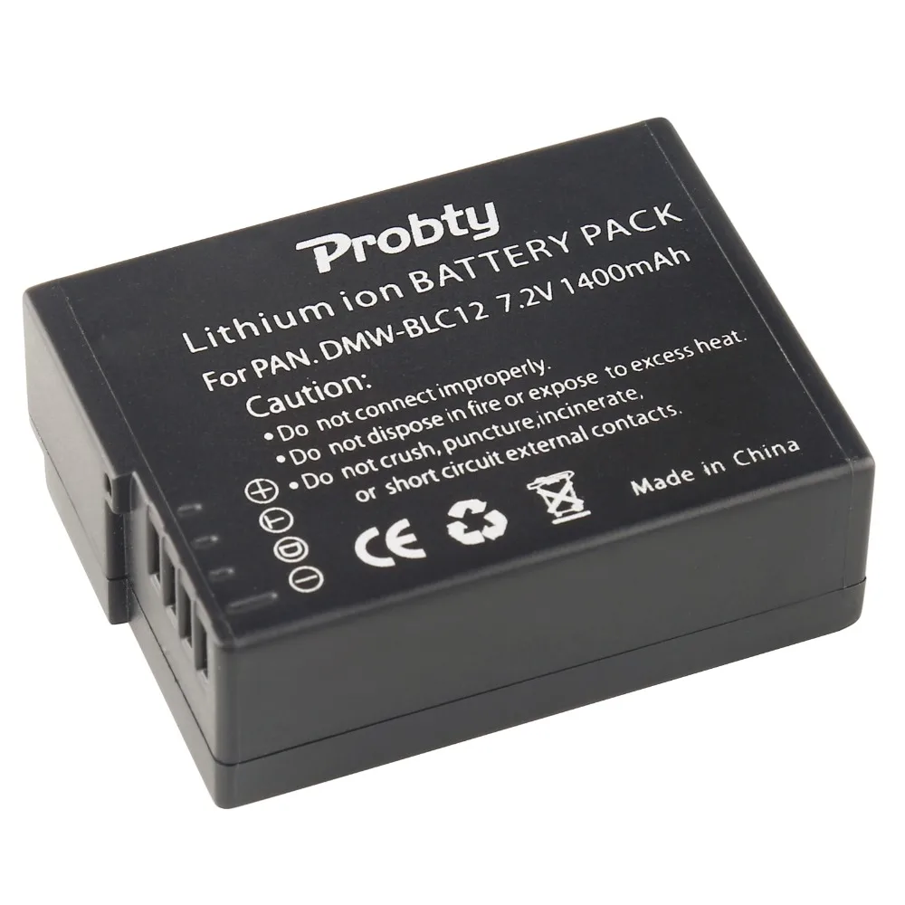 PROBTY 2 шт. DMW BLC12 ДМВ Батарея + ЖК дисплей Зарядное устройство для цифрового
