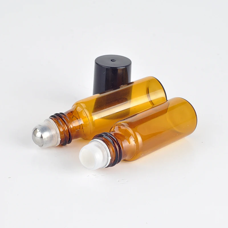 Флакон 10 шт./лот для крема глаз 5 мл портативный флакон с янтарным стеклом духов