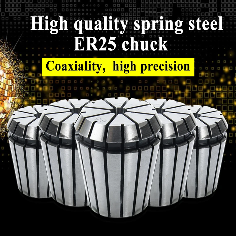 16pcs ER25 Spring Collet Chuck Set CNC Milling Collect Lathe from 1mm to 16mm | Обустройство дома